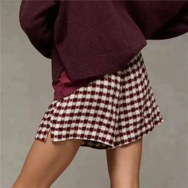 Elastic Waist Bowtie Shorts