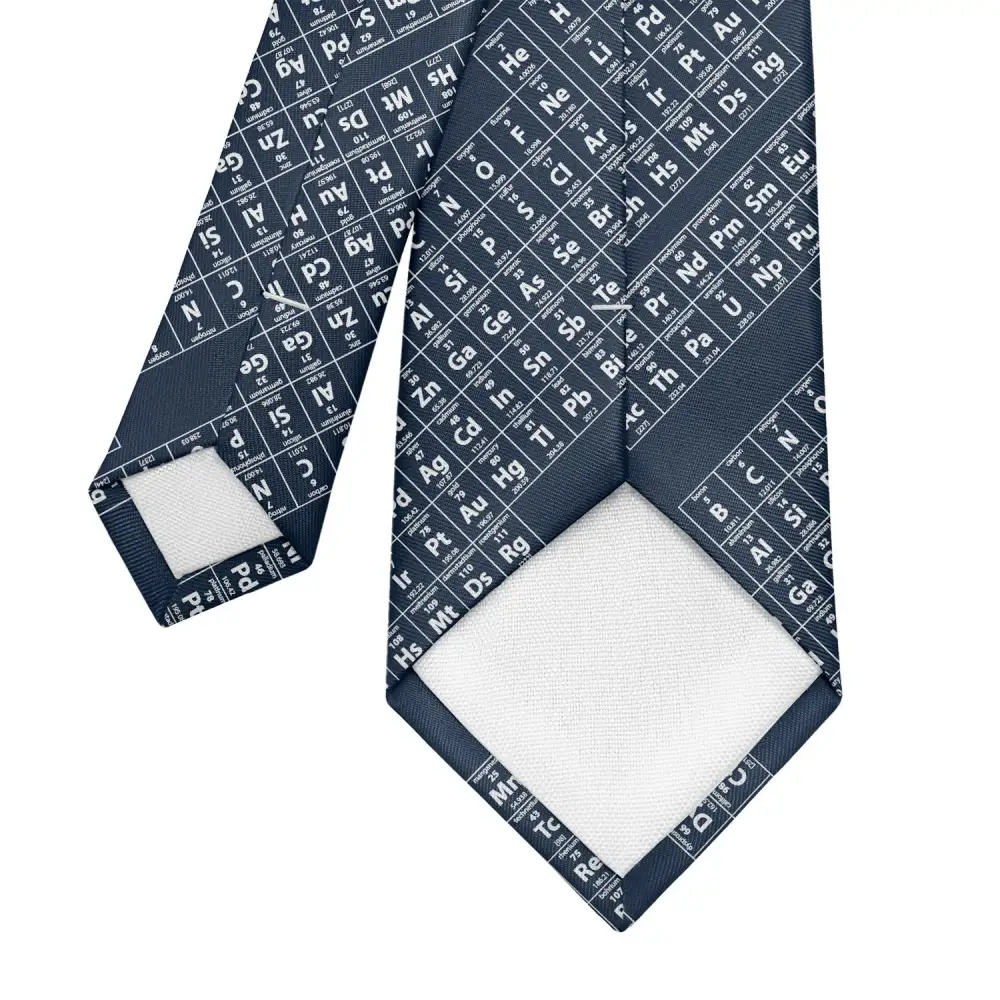 Refined Science Motif Necktie