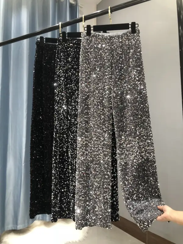 Wide Leg Sequin Full Collection
