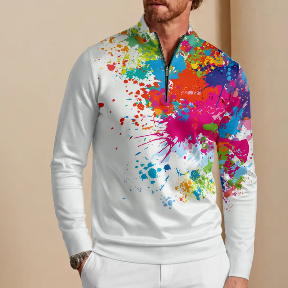 Everyday Lightweight Long Sleeve Pullover Golf Shirt