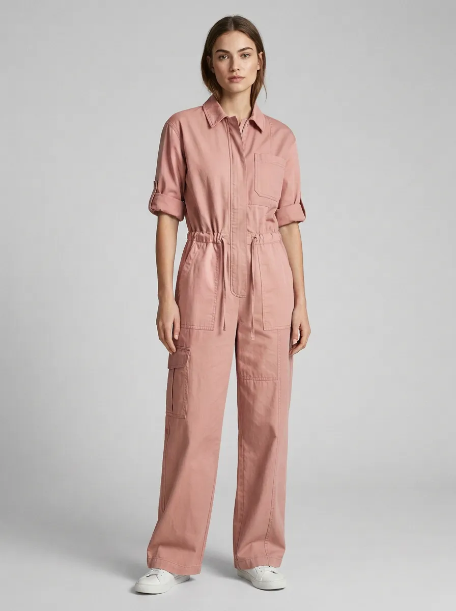 Women's Marin Utility Patchwork Colorblock Jumpsuit