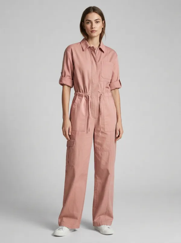 Women's Marin Utility Patchwork Colorblock Jumpsuit