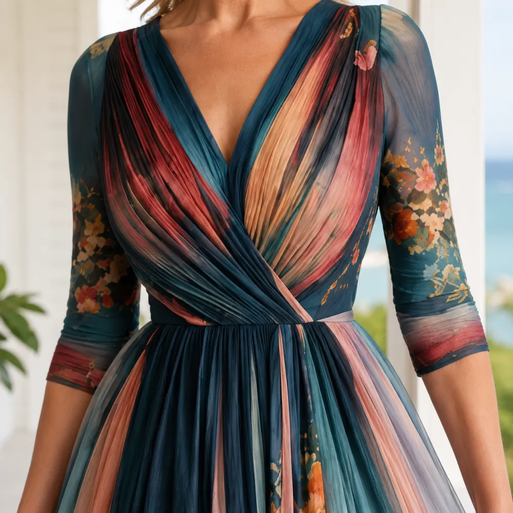 Polished Refined Women's Floral Maxi Dress