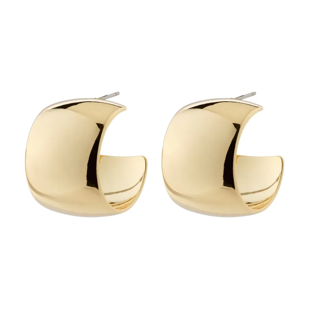Soft Chunky Hoop Earrings
