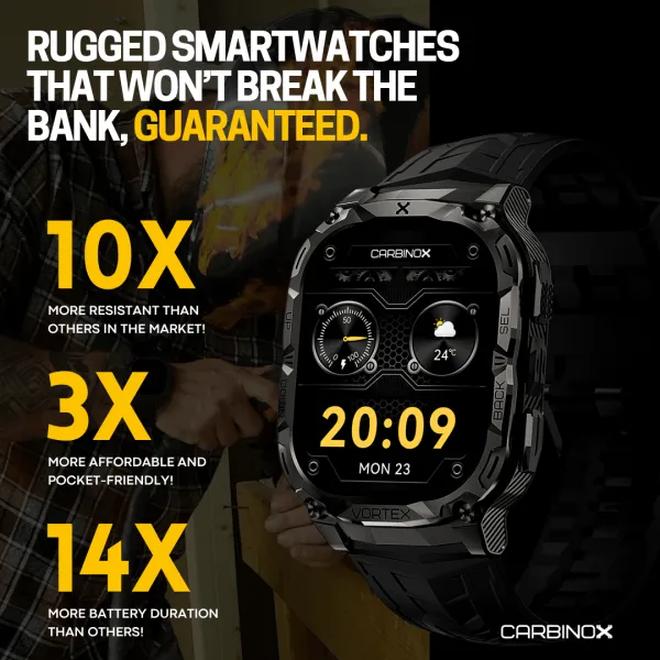 Carbinox Vortex – Durable Smartwatch