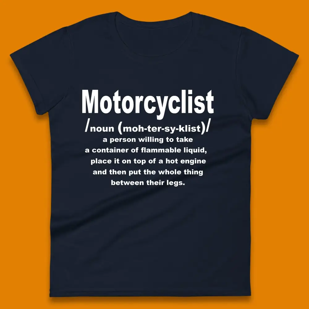 Motorcyclist Meaning Graphic Tee