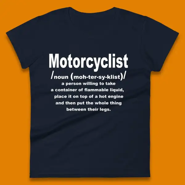 Motorcyclist Meaning Graphic Tee