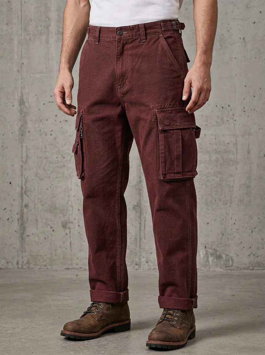 Men's Casual Outdoor Utility Multi-Pocket Cargo Pants