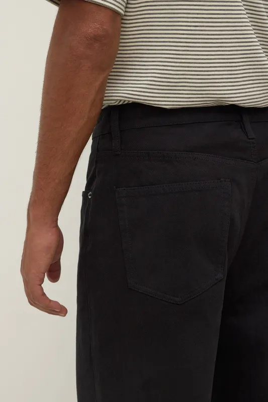 Black Relaxed Fit Jeans