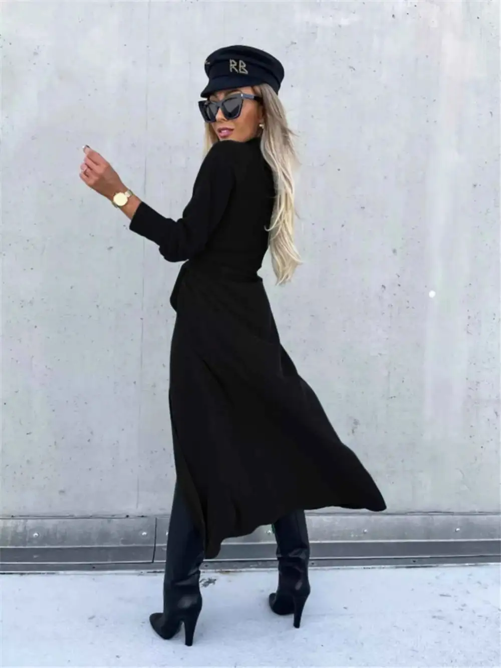 Plus Size Button Front Shirt Dress