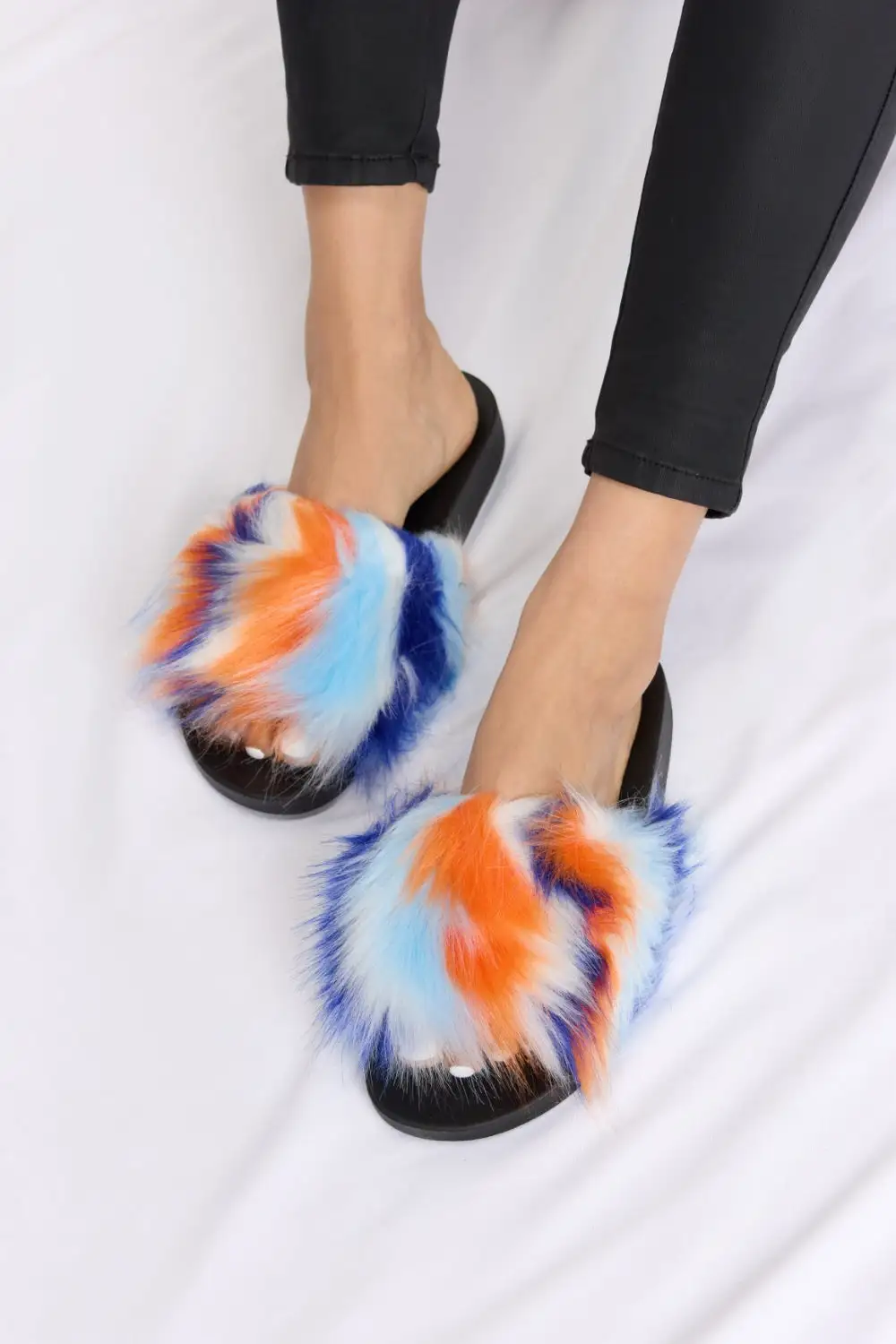 Sporty Open-Toe Flat Sandals
