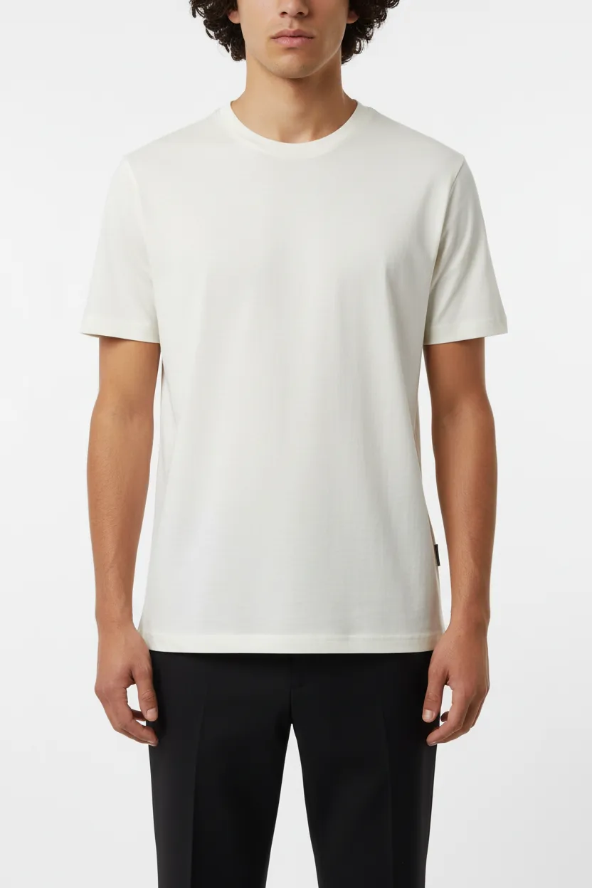 Round Neck Cotton T-Shirt