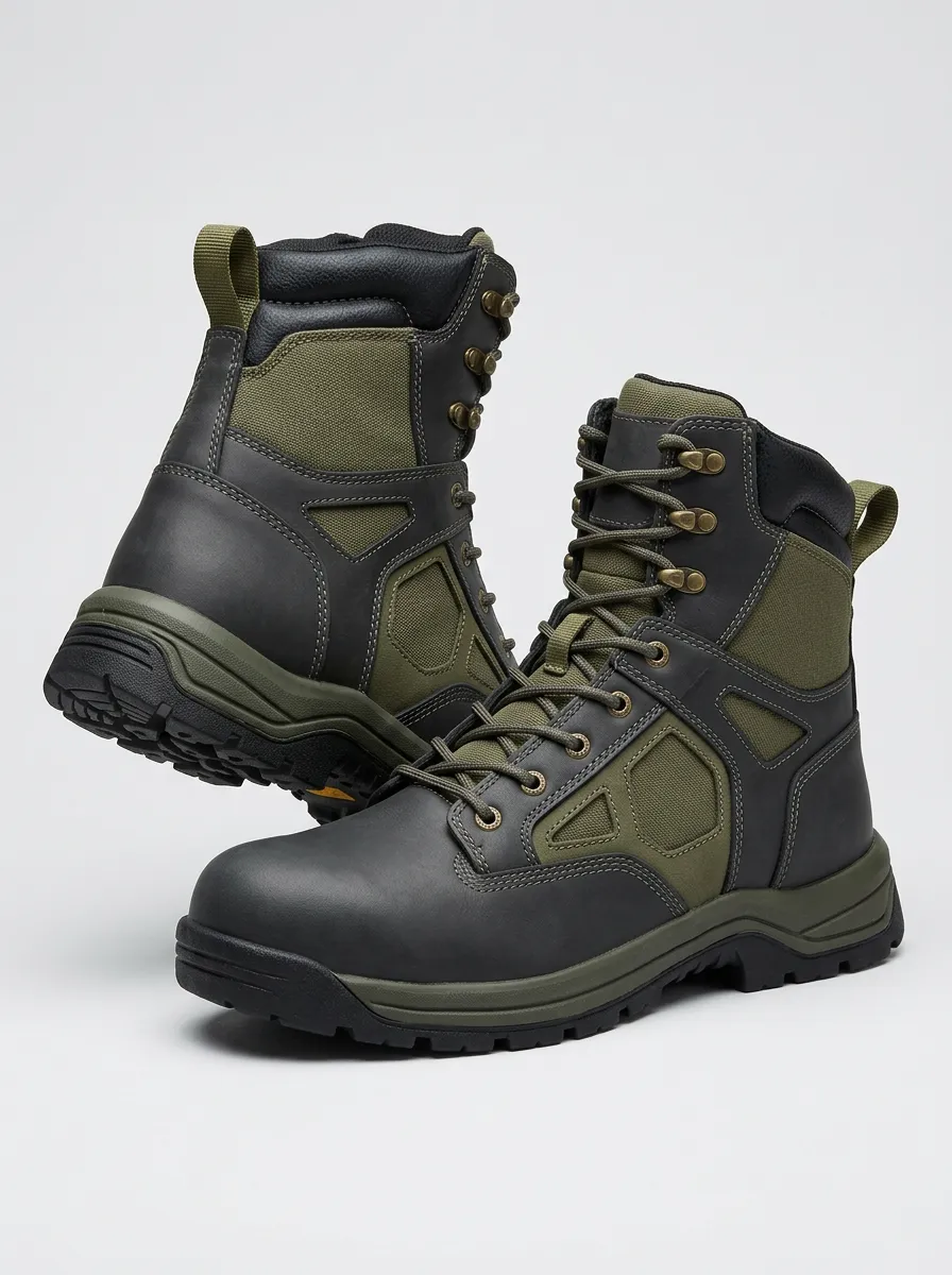 Tactical Printed Work Boots Graphic