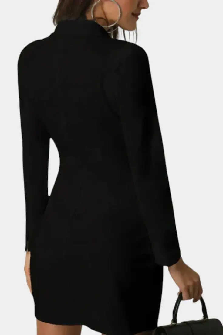 Blazer-Style Casual Dress