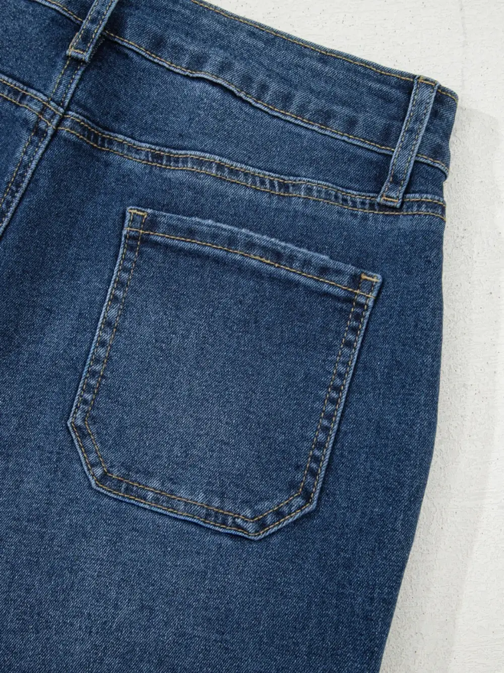 Neat Finish Utility Detail Denim Jeans
