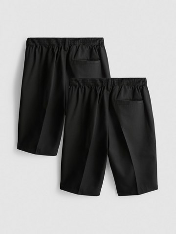 7-15yrs | 2pk Easy Iron School Shorts detail 3