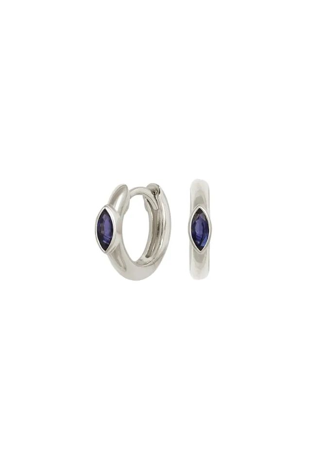 Sapphire Drop Earrings