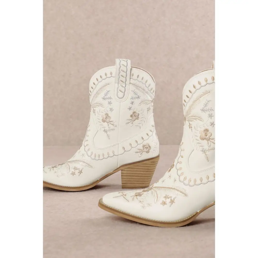 Corral Embroidered Cowgirl Ankle Bootie