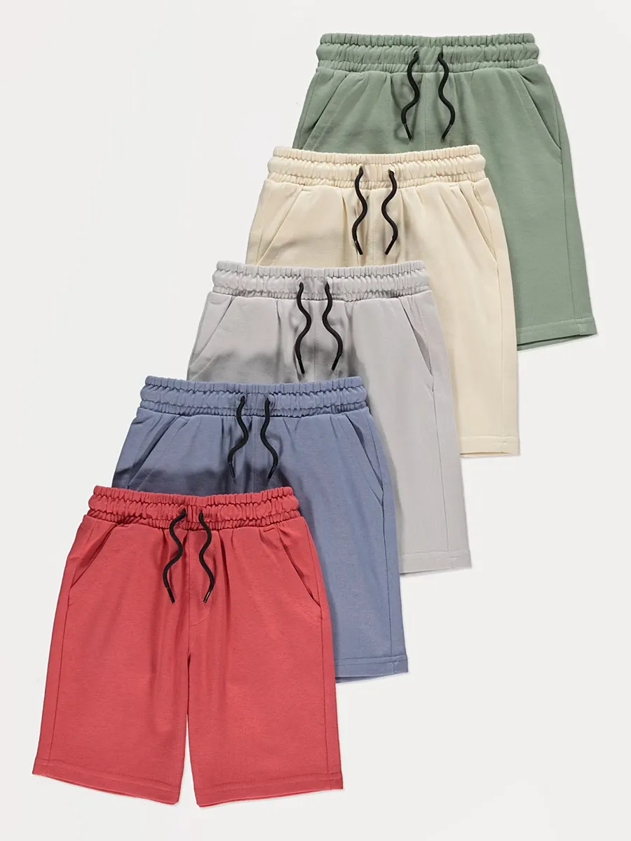 Colourful Jersey Shorts 5 Pack