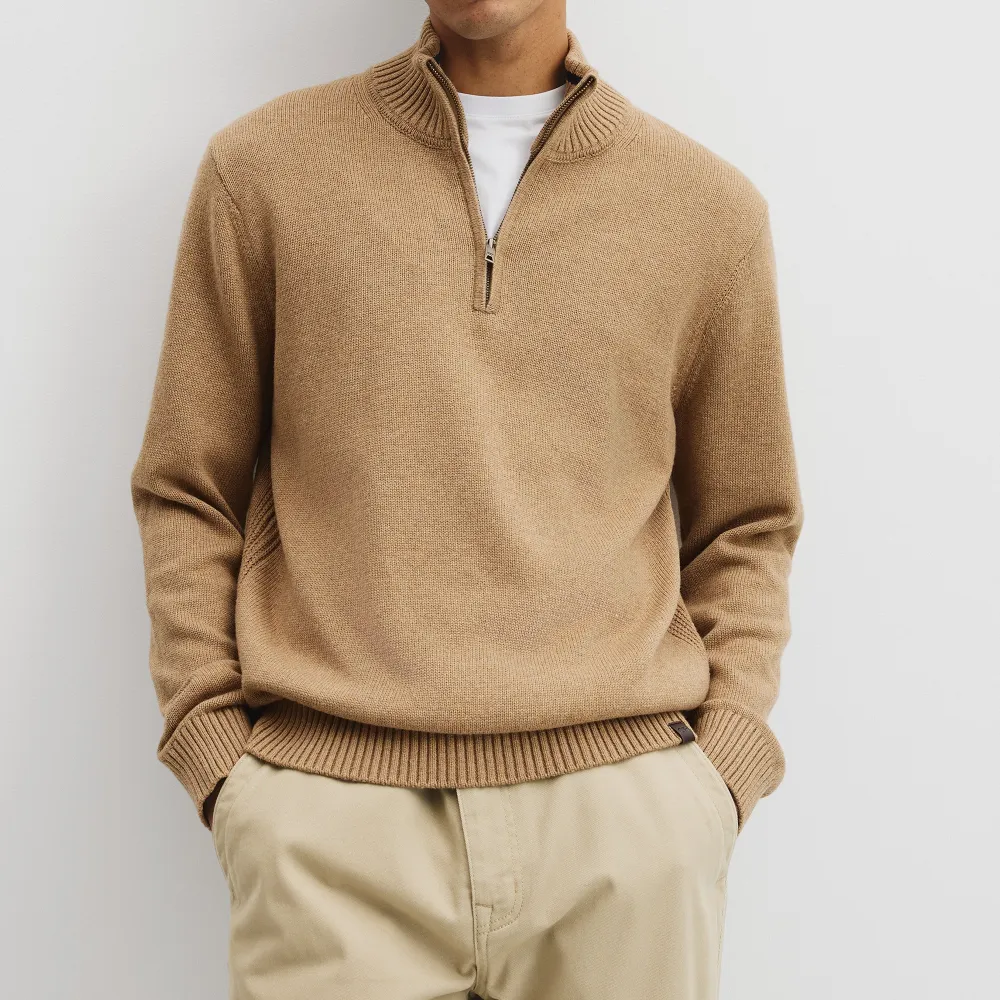 Men's Classic Half Zip Sweater
