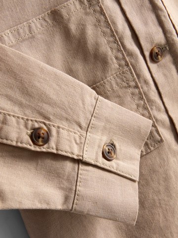 1.5-12yrs | The Edit Linen Blend Overshirt detail 3