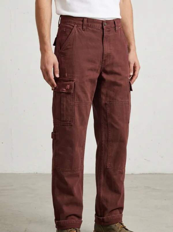 Men's Relaxed Canvas Utility Field Cargo Pants