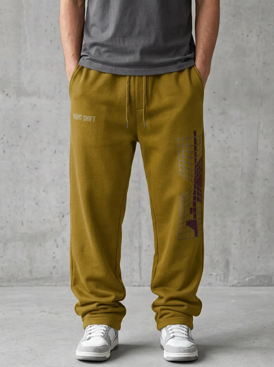 Active Sweatpants Grid Men's Sweatpants