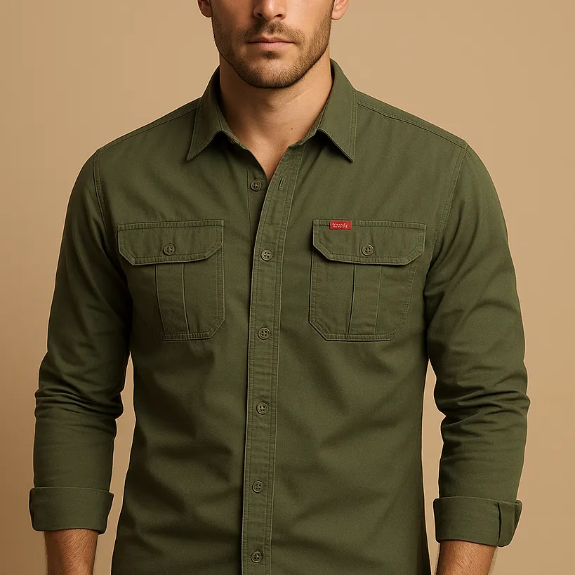 Cargo Shirt for Casual Outdoor