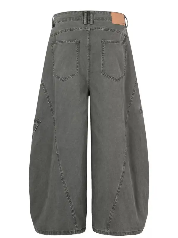 Refined Men's Wide Leg Cargo Pants