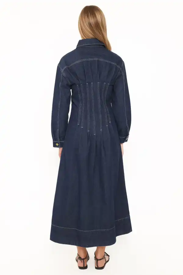 Denim Maxi Dress