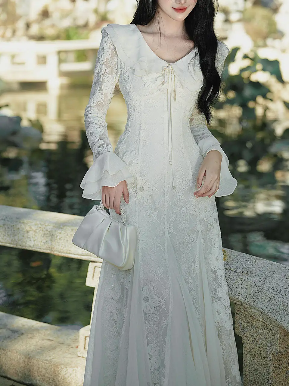 Lace Wedding Lace Maxi Dress