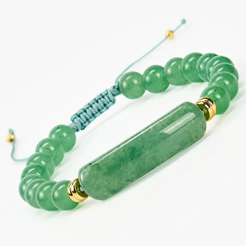 Amethyst Aventurine Tiger Eye Strawberry Quartz Bracelet