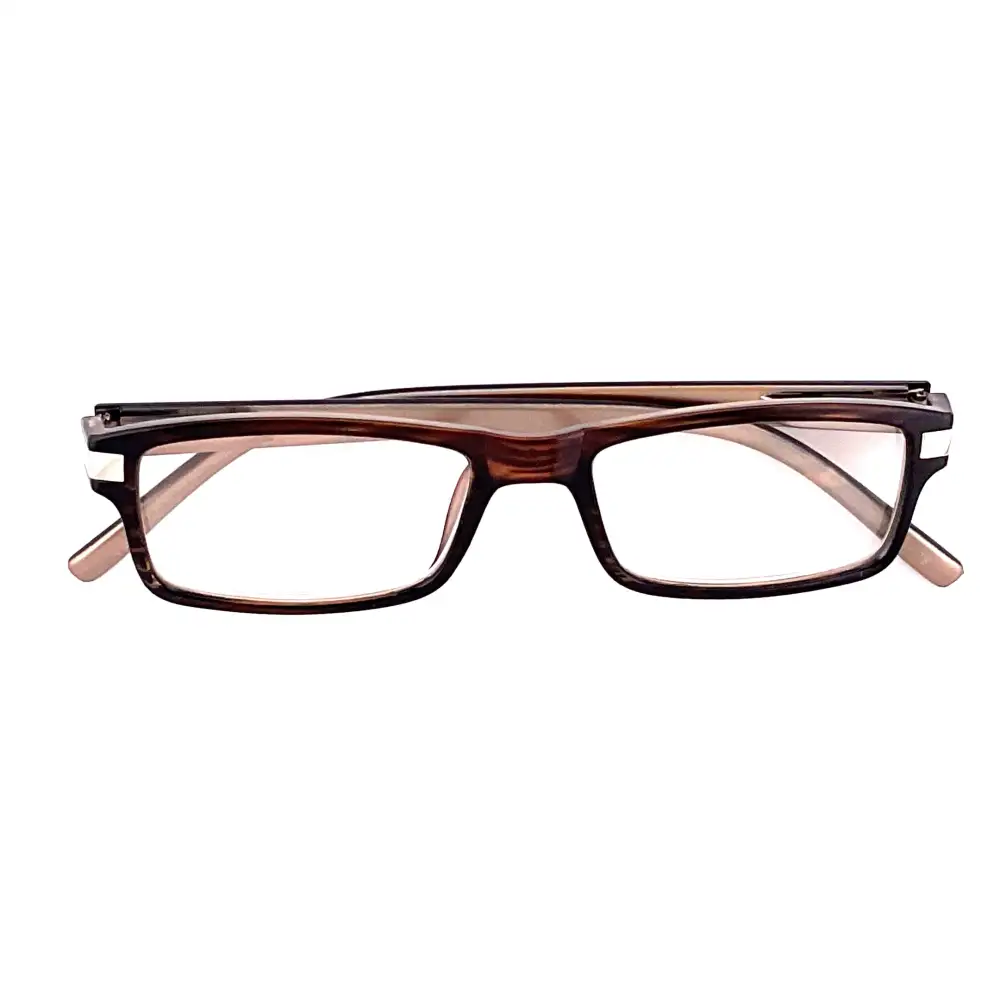 Classic Rectangular Spring-Hinge Reading Glasses