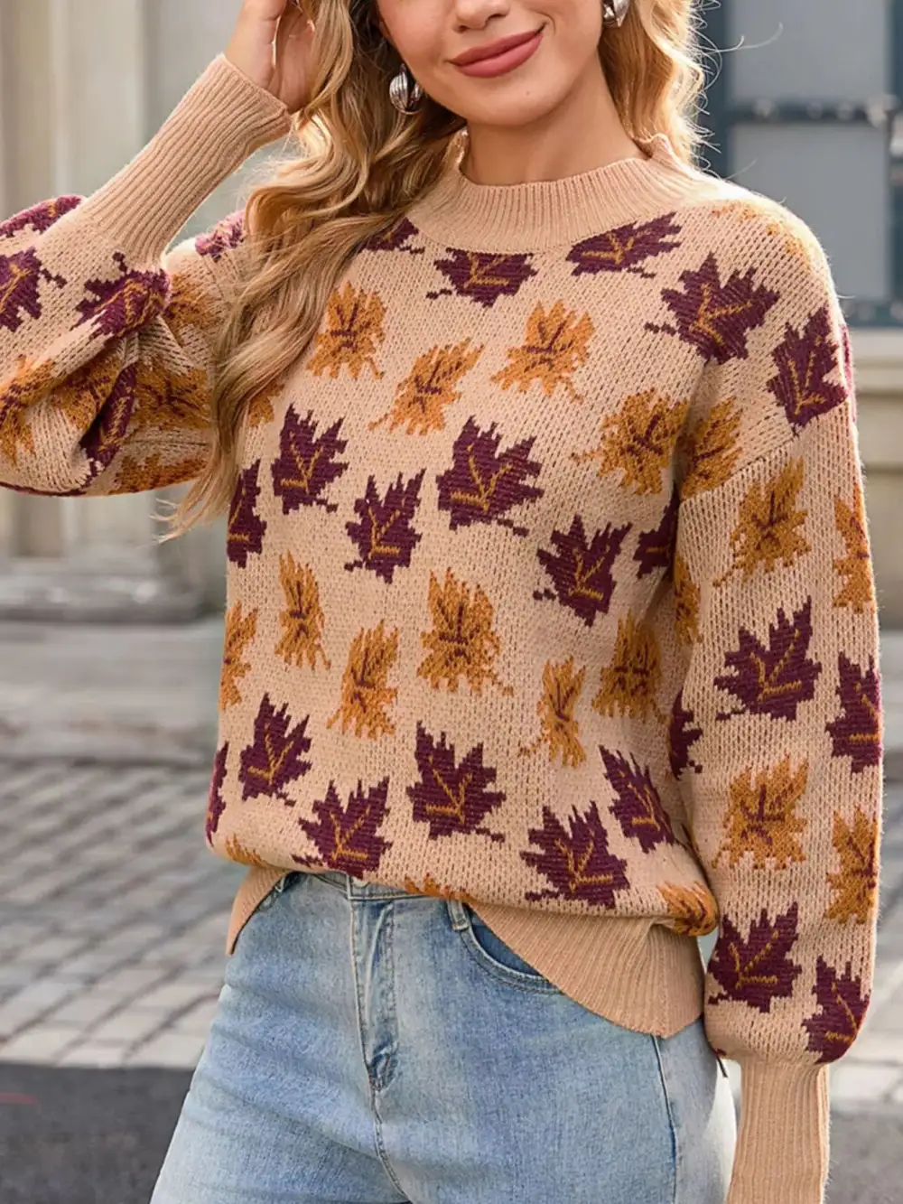 Mock Neck Everyday Sweater