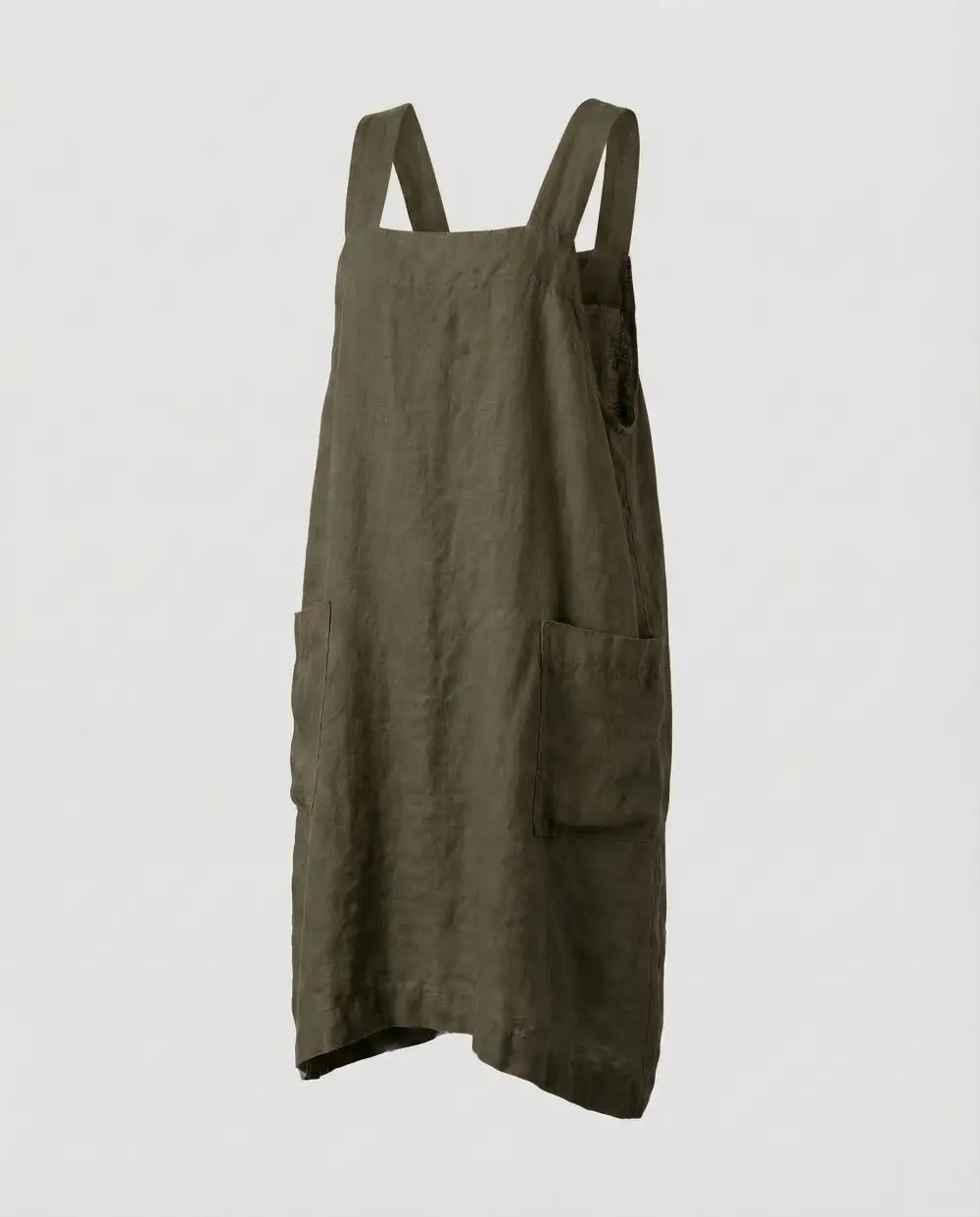 Women's A-Line Square-Neck Belted Boho Dress