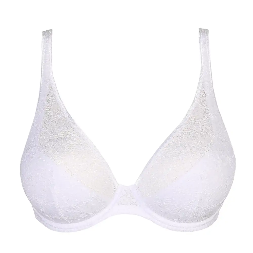 Women's Push-Up Plunge Lace Triangle Bra