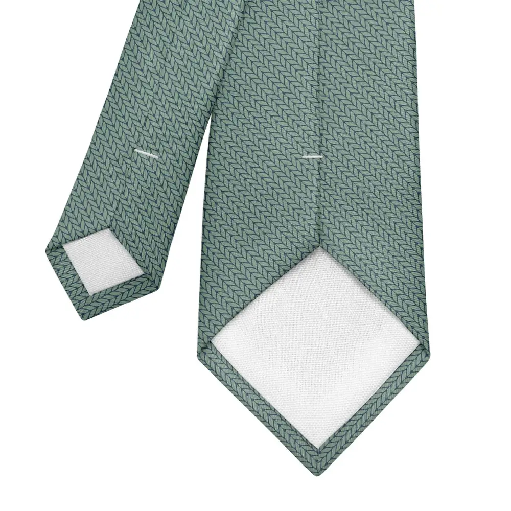 Knit Texture Pattern Necktie