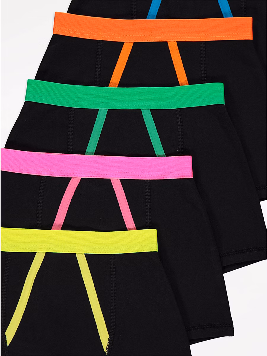 Neon Trim Trunks 5 Pack detail 1