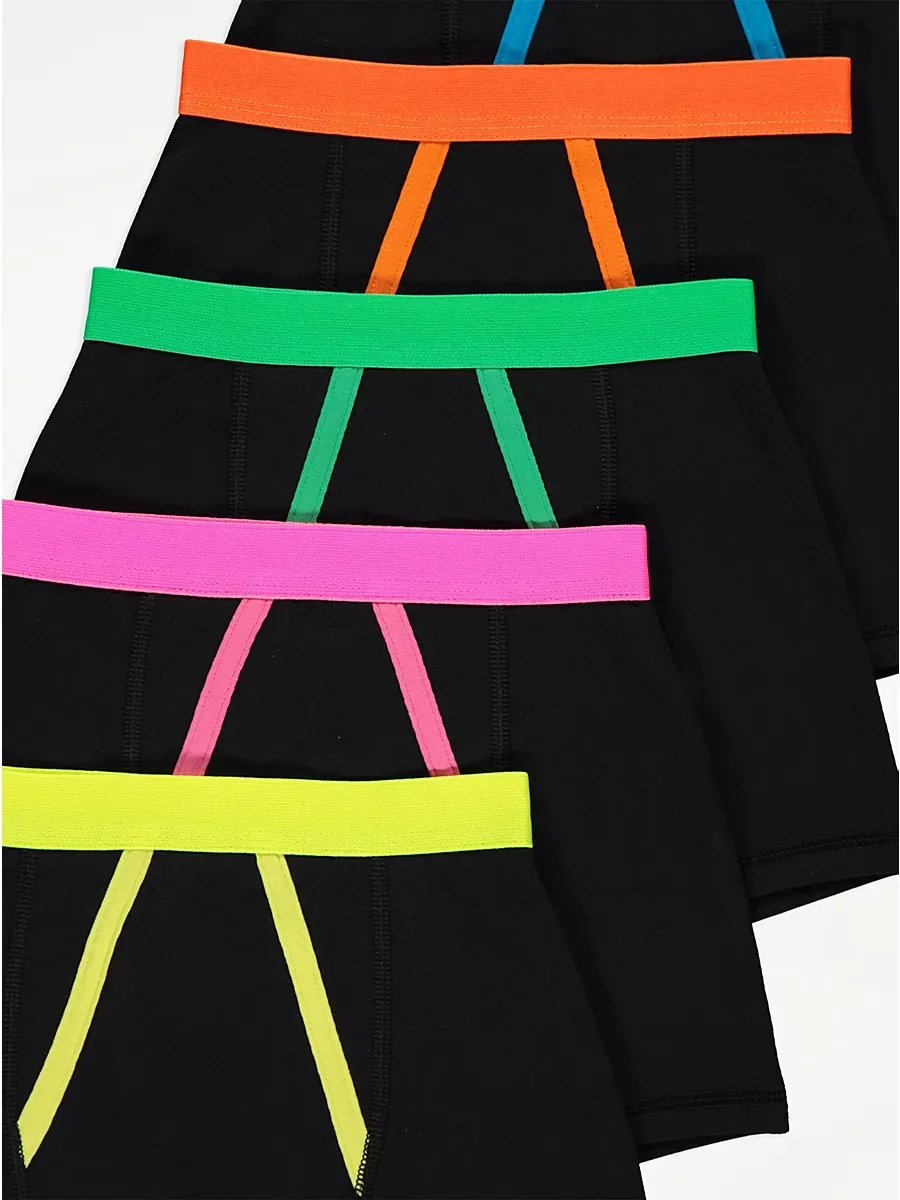 Neon Trim Trunks 5 Pack
