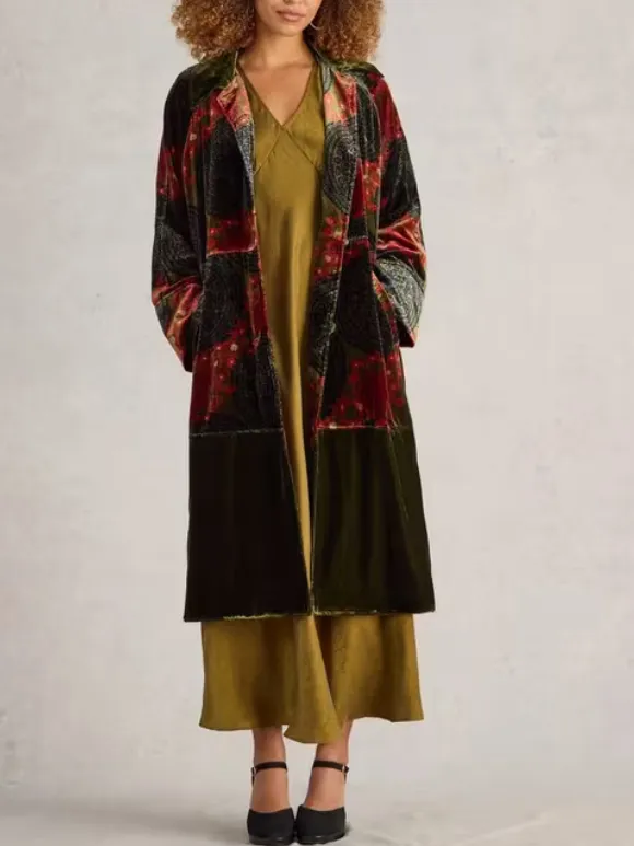 Velvet Duster Coat