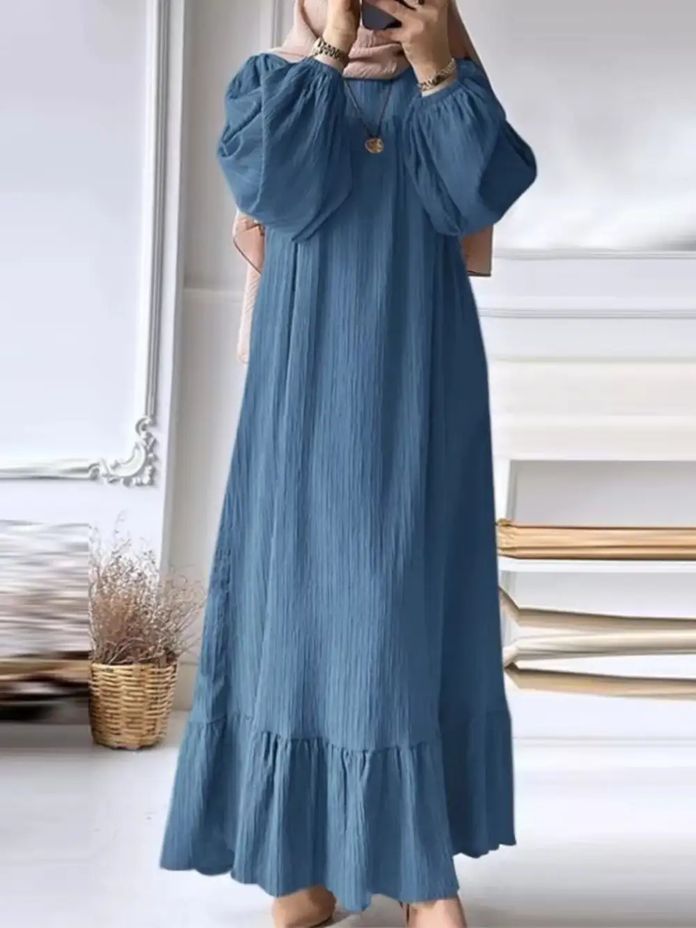 Textured Maxi Dress