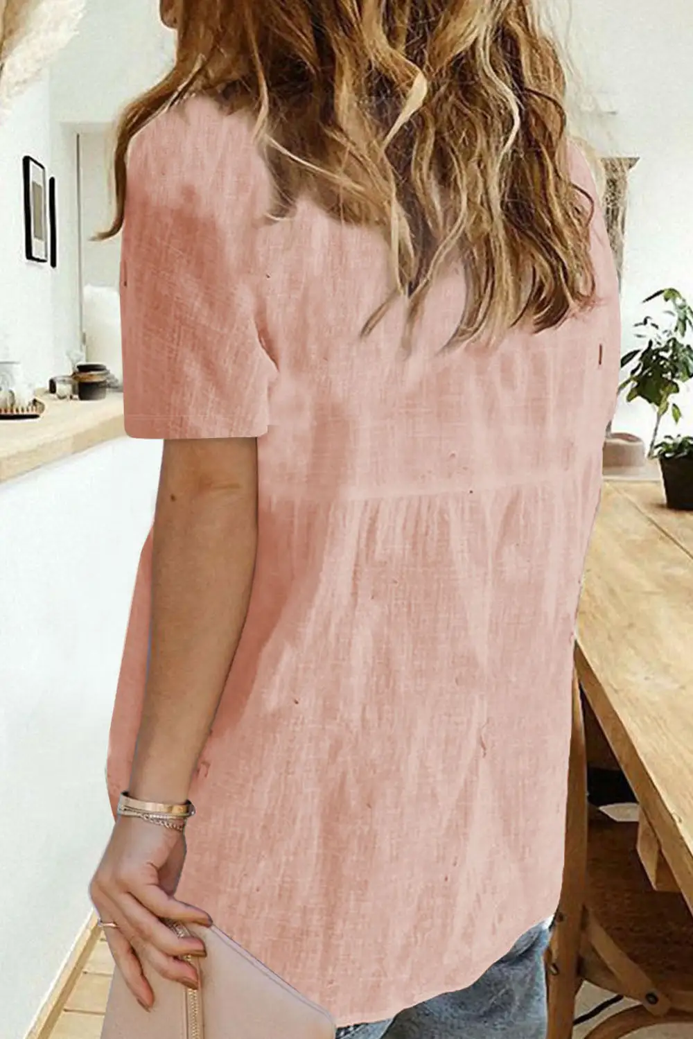 Textured Short Sleeve Shirt