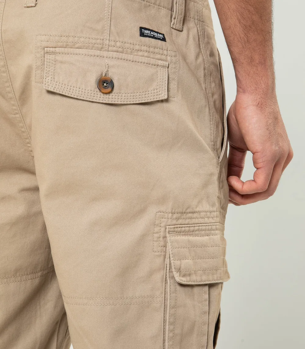 Stone Cargo Shorts