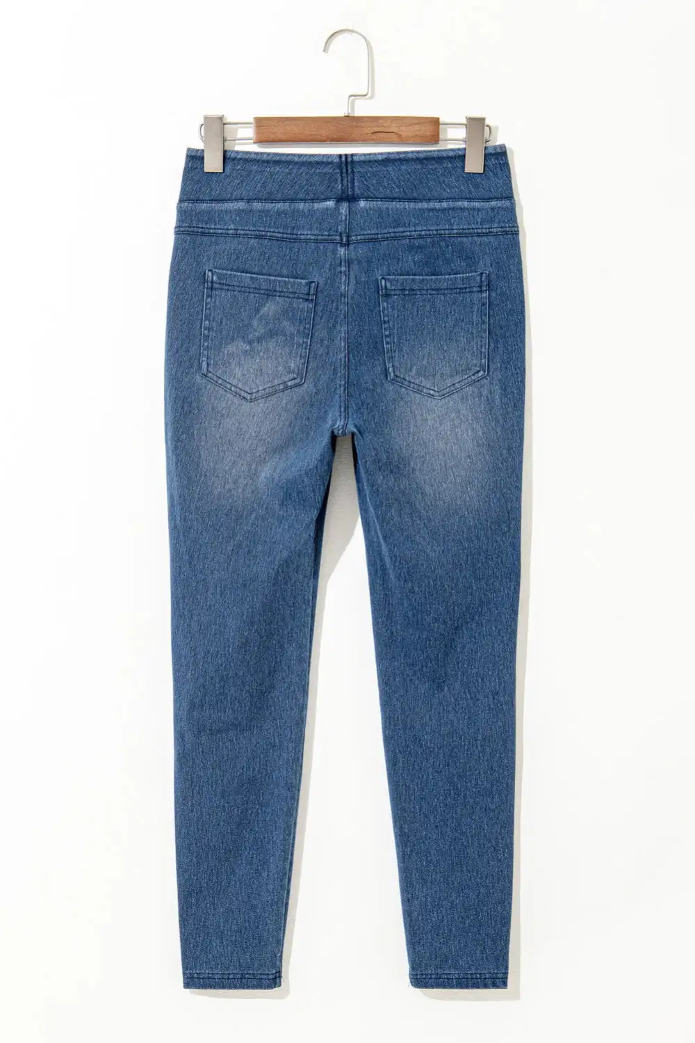 Contoured High Waist Skinny Denim Jeans