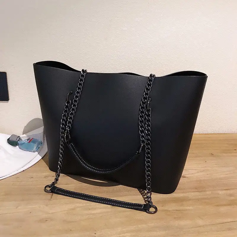 Roomy Chain Strap Tote Bag