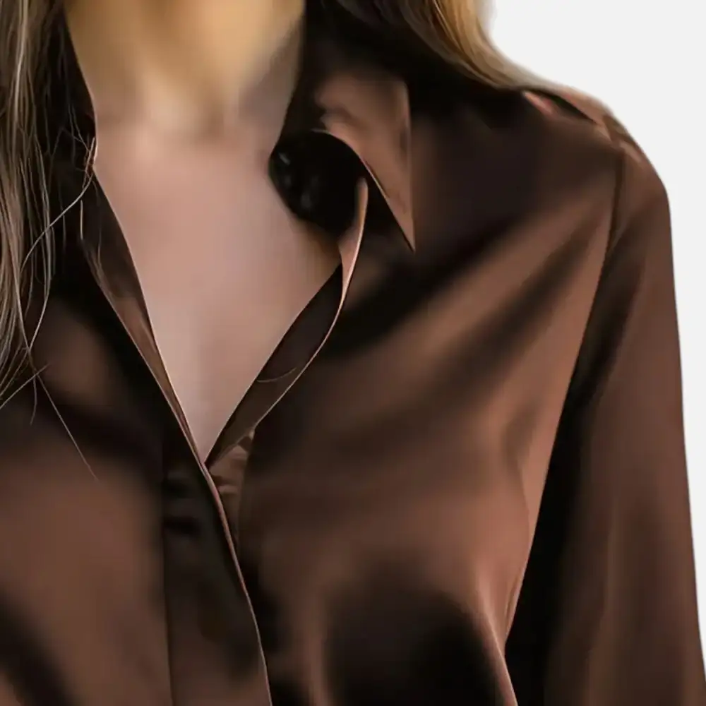 Satin Blouse Long Sleeve Elegance