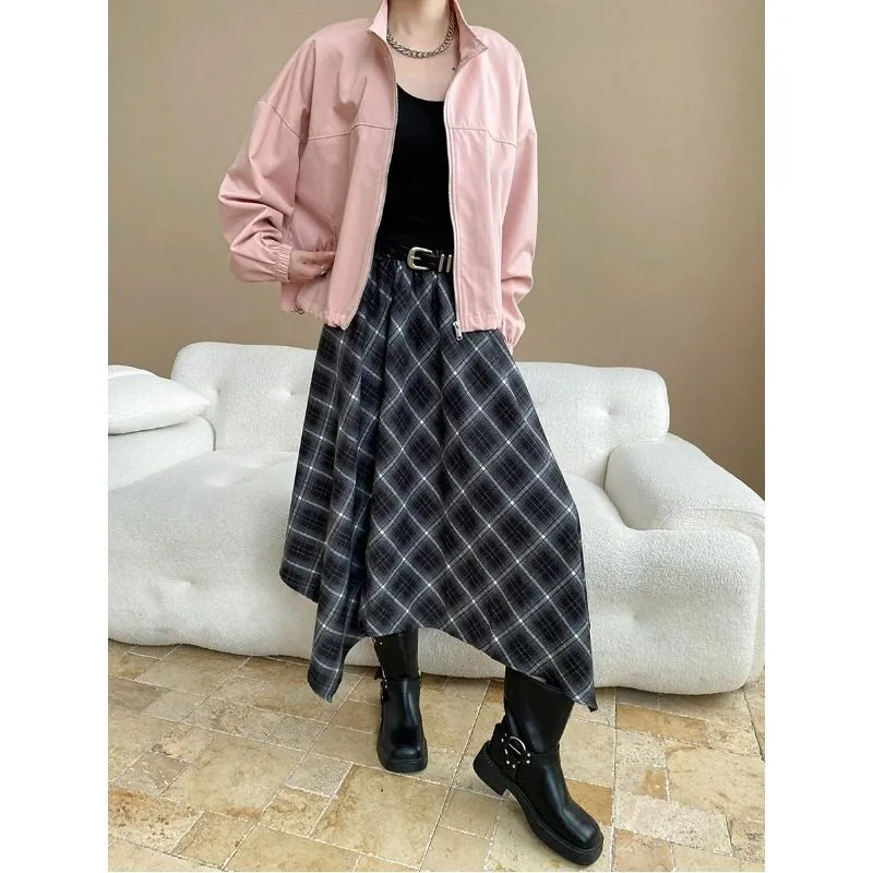 Tailored Stand-Collar Casual Outerwear Jacket