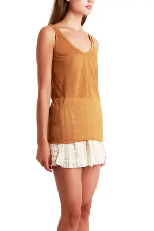Refined Linen Tank Top