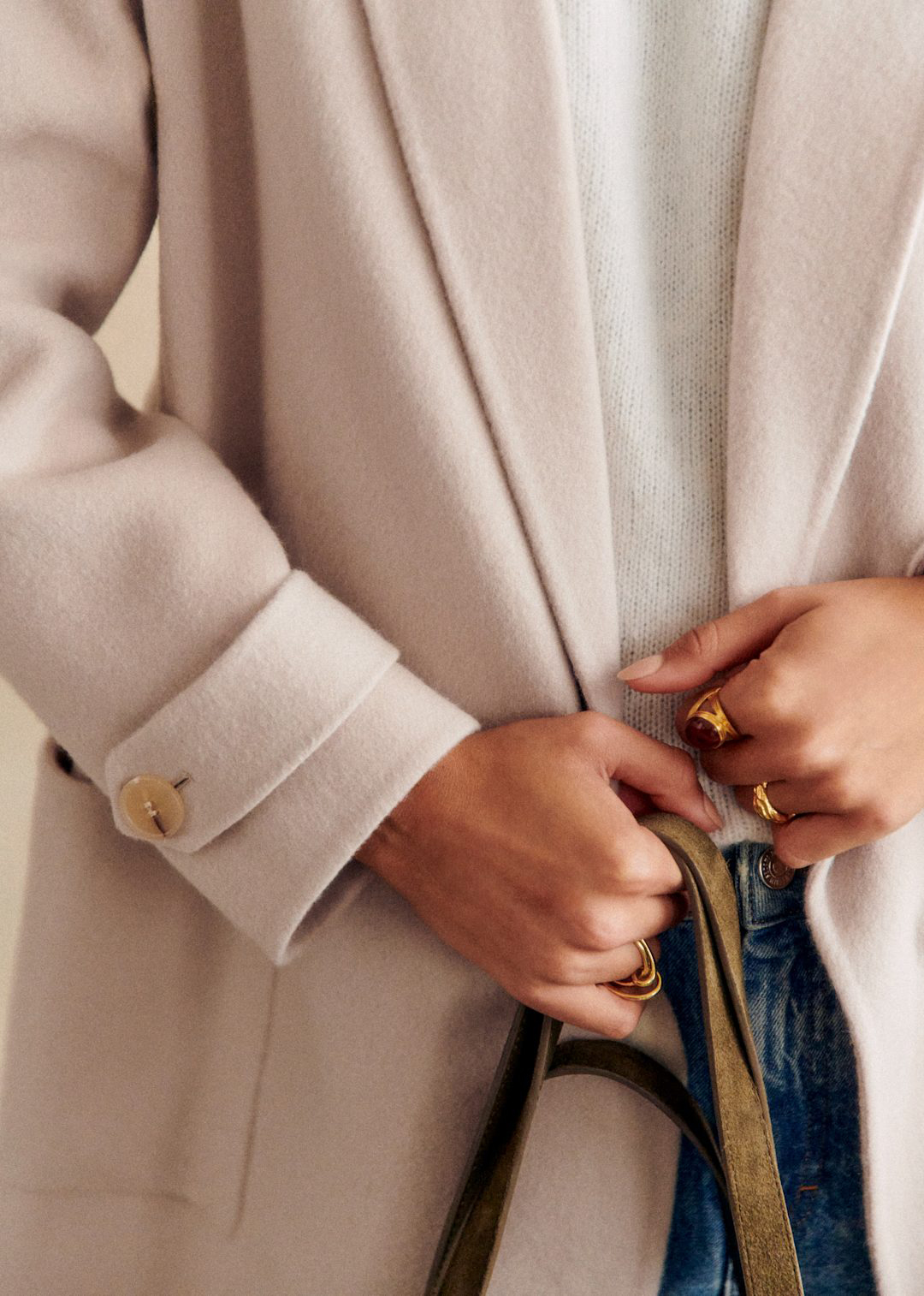 Long Double-Sided Wool Coat