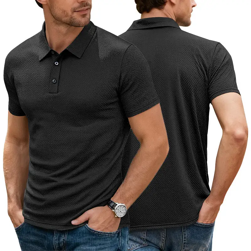 Jacquard Slim Fit Polo Shirt